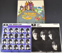 The Beatles - Three LPs comprising Yellow Submarine (PCS 7070) 'Sold in UK subject to' etc, red