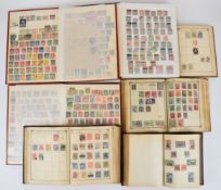 Queen Victoria to Queen Elizabeth II GB and world stamp collection in four albums comprising two The