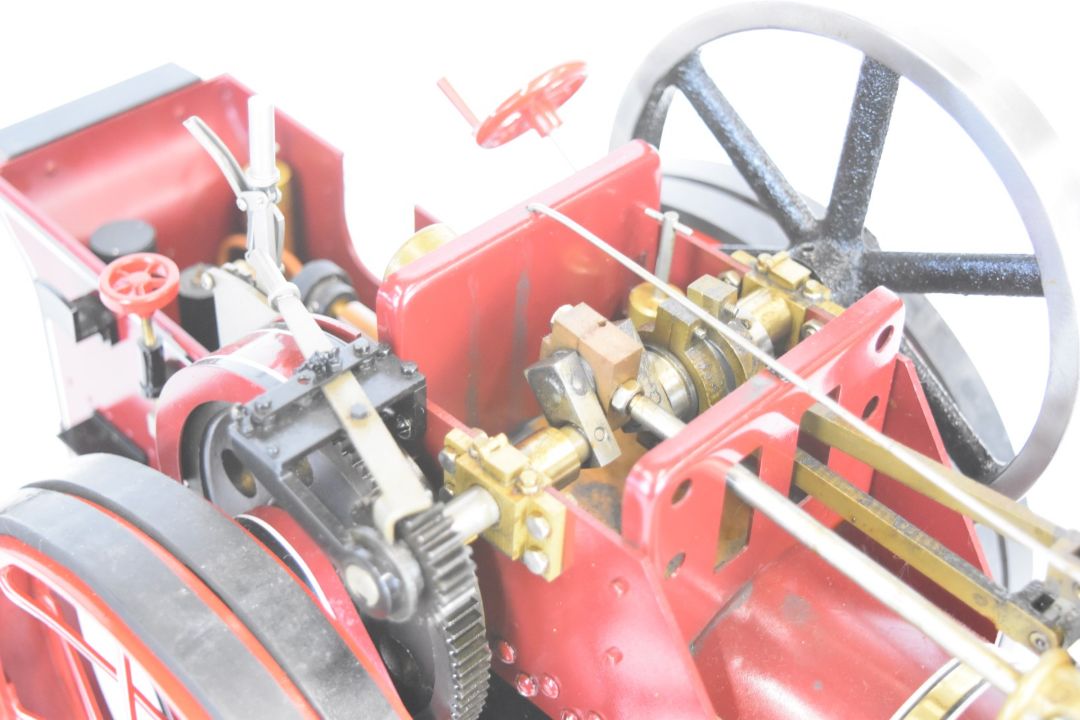 Maxitrak 1 inch scale Burrell live steam traction engine, with gas fired silver soldered boiler, - Image 7 of 17