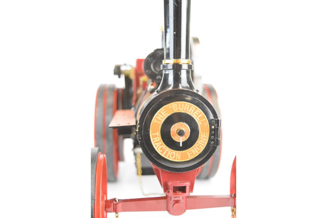 Maxitrak 1 inch scale Burrell live steam traction engine, with gas fired silver soldered boiler, - Image 5 of 17