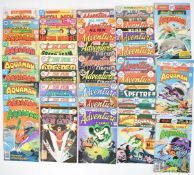 Thirty-eight Silver and Bronze Age DC comics to include Aquaman, Return of the New Gods, Weird