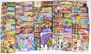 Approximately one hundred and twenty modern age Spider-Man comics by Marvel