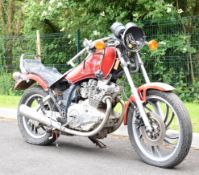 1983 Yamaha XS400 motorcycle, imported from America by the vendor, with import paperwork only.