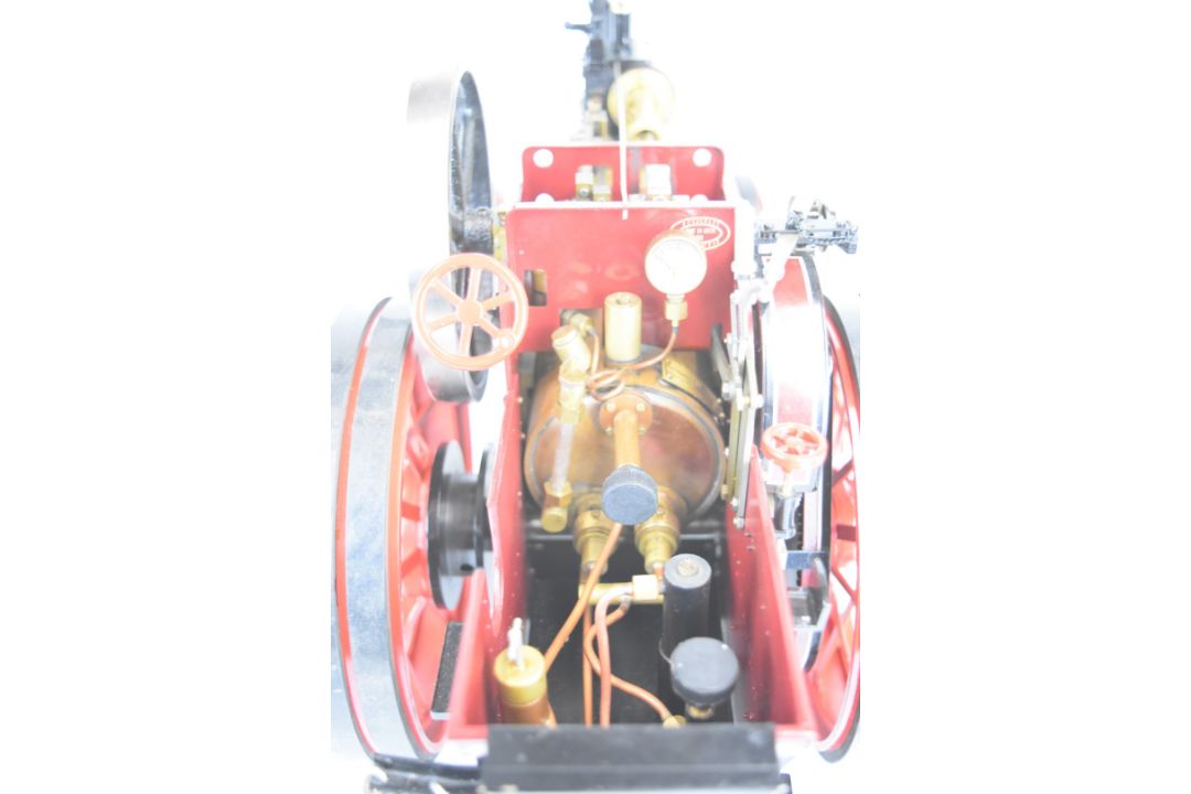 Maxitrak 1 inch scale Burrell live steam traction engine, with gas fired silver soldered boiler, - Image 16 of 17
