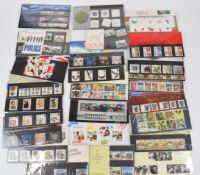 GB stamps and first day covers, presentation packs and PHQ cards collection, mostly loose in three