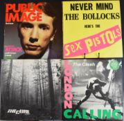Approximately thirty seven Punk / New Wave / Punk Oi / Post Punk LPs including The Clash London