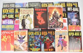 One hundred and twenty-five Mark Millar comics to include Kick-Ass, Hit-Girl, Chrononauts, Huck,