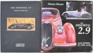 The Immortal 2.9 Alfa Romeo 8C 2900 A & B by Simon Moore, edited by Malcolm S. Harris and drawings