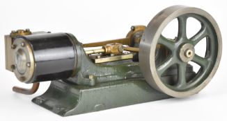 Stuart Turner No. 9 style live steam single cylinder stationary mill engine, overall length 20.5cm