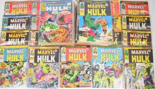One-hundred and eighty 1970/80's British Spider-Man comics by Marvel, some with free gifts still