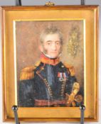 Wheeler portrait miniature on ivory of Lieutenant General Sir William Cockburn (1769-1835), of