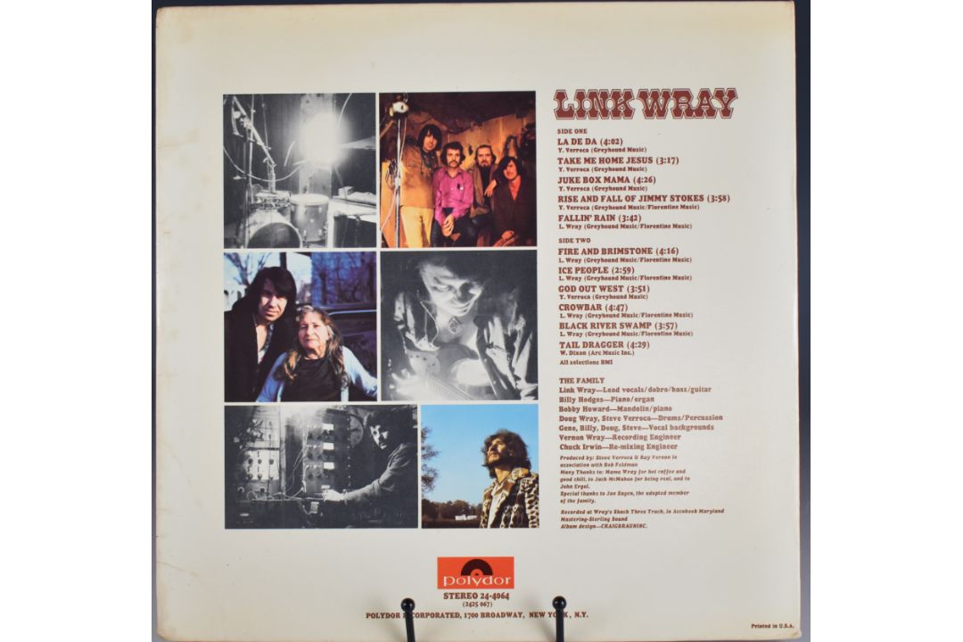 Link Wray - USA issue first release LP with die cut gatefold cover around face, sterling stamped - Image 2 of 4