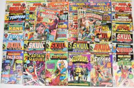 Sixty-six Bronze Age Marvel comics to include Ant Man, War of The Worlds, Satana The Devils