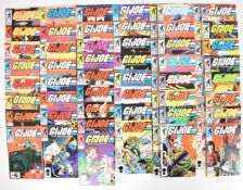 Sixty-four G.I.Joe comics by Marvel (1984), comprising a run of issues between #25 and #91