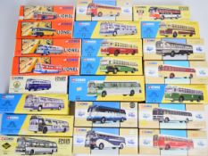 Twenty-two Corgi Classics diecast model American buses and coaches to include New York GM 4507,