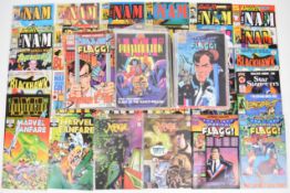 One-hundred and eighty-three Marvel, DC and indie comics to include The 'Nam, Blackhawk, Amerikan