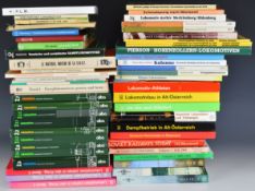 European railway books, mostly German, to include Alba, Austria, Russia and SNCF and France