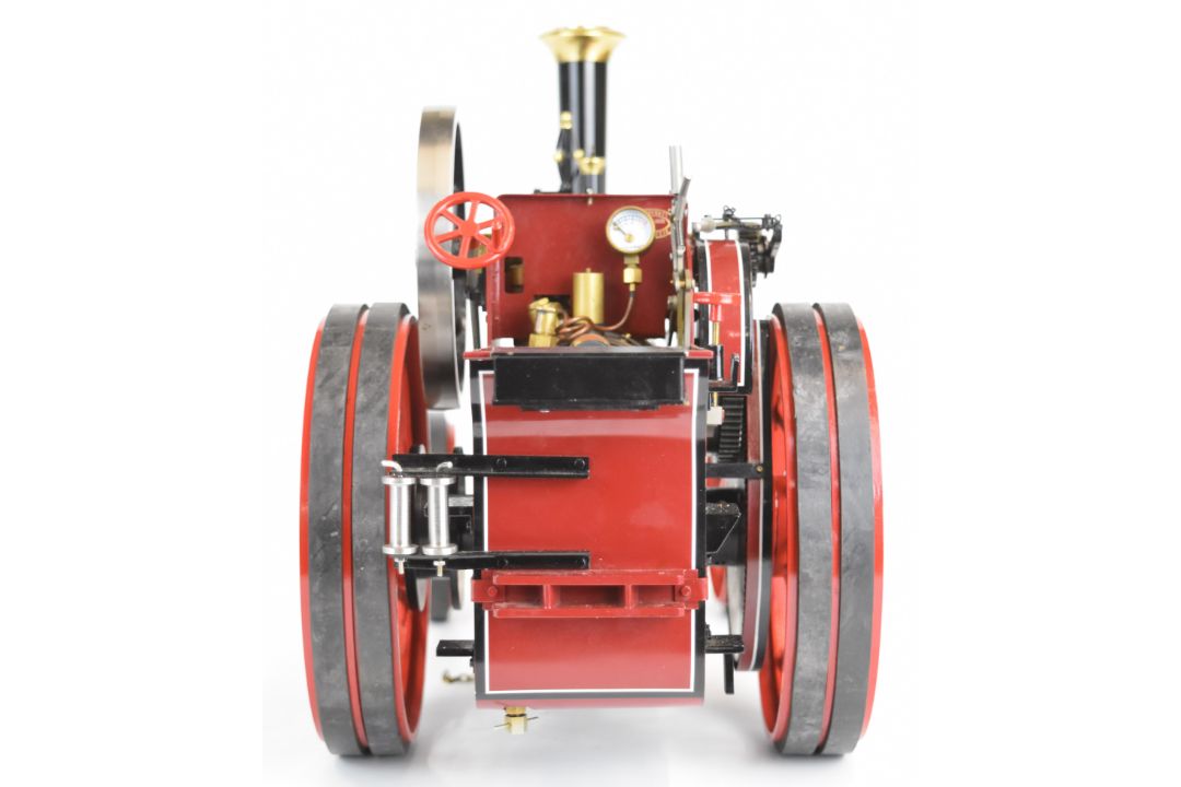 Maxitrak 1 inch scale Burrell live steam traction engine, with gas fired silver soldered boiler, - Image 15 of 17