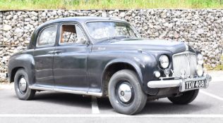 1955 Rover 90 2.6 litre petrol car, registration number TDV 408 with V5C. Last MOT expired 31/07/