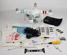 DJI Phantom 3 Standard quadcopter drone with 2.7K camera, remote control, battery packs, carry