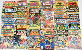 Fifty-seven bronze age Marvel comics comprising forty-one Captain America & The Falcon and sixteen
