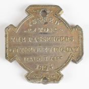 The Clifton Rocks Railway commemorative token 1893
