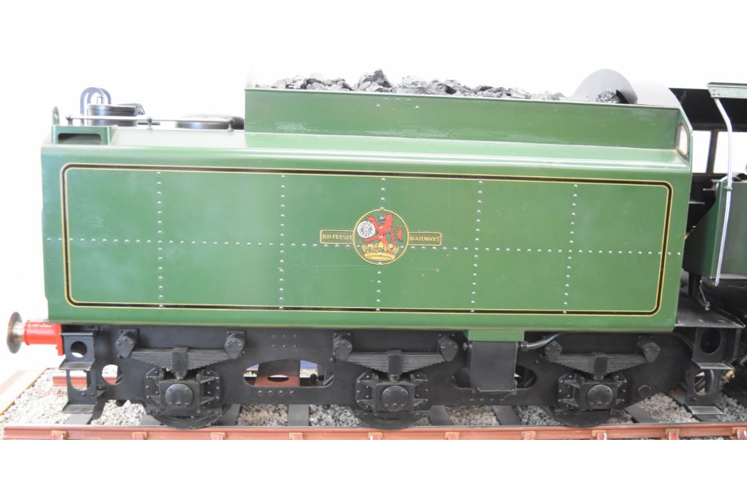 John Adams of Poole exhibition standard 5 inch gauge Britannia class 4-6-2 live steam locomotive and - Image 44 of 47