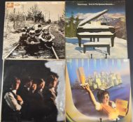 Ten Rock and Prog Rock LPs including The Rolling Stones Rolling Stones red label (Decca LK4605) mono