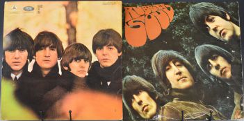 Two Beatles LPs comprising Beatles For Sale PMC 1240 mono 'Sold in UK' etc, record appears Ex and
