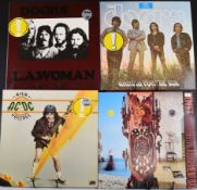 Approximately forty five Rock / Hard Rock LPs, most appear VG+ to NM. Includes Thunder Laughing on