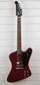 2012 Gibson Firebird electric guitar, made in the USA, serial number 123421446, with soft case.
