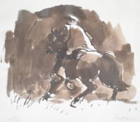 Kyffin Williams (Welsh 1918-2006) signed limited edition (285/500) print 'Patagonian Horse Rider' 30