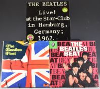 The Beatles - Three French and German issued LPs comprising The Beatles First Double Album (