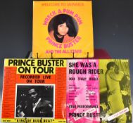 Nine UK Reggae LPs on Blue Beat, Trojan etc comprising Prince Buster Live On Tour King of Blue
