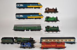 A collection of Hornby and similar 00 gauge model railway locomotives to include 0-6-0 LMS 16440,
