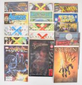 Fifteen signed or limited edition Marvel and DC comics with certification from Dynamic Forces,