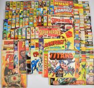 Over one hundred 1970's Marvel UK and similar comic books to include number 1 issues of The