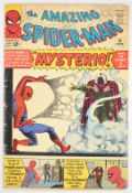The Amazing Spider-Man #13 by Marvel Comics (1964), origin and 1st appearance of Mysterio (Quentin