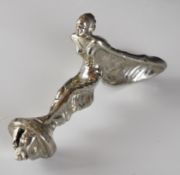 Rolls Royce Spirit of Ecstasy vintage car mascot, height 12cm