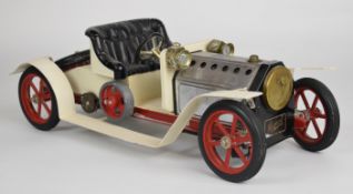 Mamod SA1 live steam roadster car, overall length 39cm