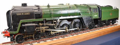 John Adams of Poole exhibition standard 5 inch gauge Britannia class 4-6-2 live steam locomotive and