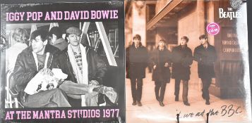 The Beatles Live At The BBC and Iggy Pop & David Bowie At The Mantra Studios 997, both still