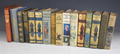 [Bindings] W.H.G. Kingston With Axe and Rifle, Saved From The Sea, The Wanderers, Owen Hartley