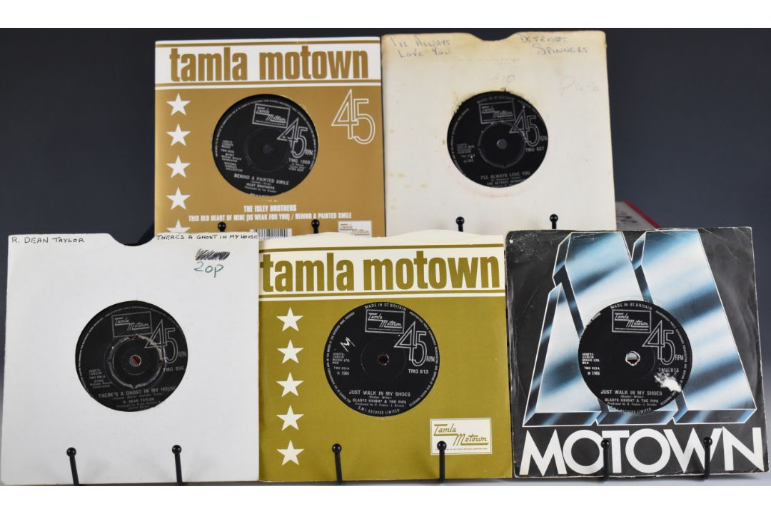 Fifty three UK Tamla Motown 7" records some Northern Soul Crossover including two Gladys Knight Just - Image 1 of 3