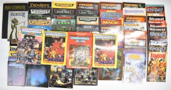 Forty Games Workshop Warhammer and Warhammer 40K rule books and supplements to include Dwarfs,