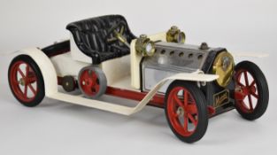 Mamod SA1 live steam roadster car, overall length 39cm