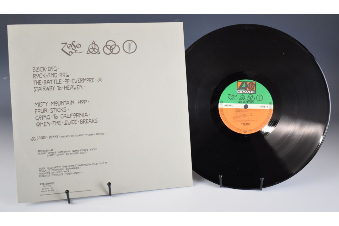 Led Zeppelin - Two LPs comprising Untitled and The Songs Remains The Same, records appear Ex - Image 6 of 6