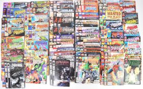Approximately one hundred and eighty modern age Spider-Man comics by Marvel to include The