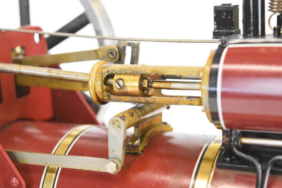 Maxitrak 1 inch scale Burrell live steam traction engine, with gas fired silver soldered boiler, - Image 10 of 17