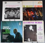 Fifty mostly 1950s and 1960s US and UK Jazz LPs including Benny Goodman, Don Redman, Ellintonians,